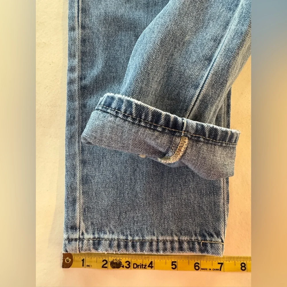NWT PETRA153 High-Rise Paper-Bag Retro Jeans 100% Cotton (11/29) - Picture 13 of 15